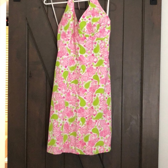 Lily Pulitzer halter dress - Picture 1 of 4